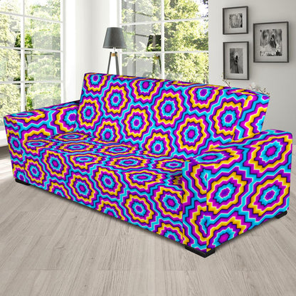 Optical illusion Techno Movement Sofa Slipcover-JTAMIGO.COM