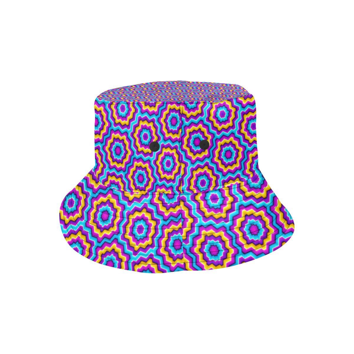 Optical illusion Techno Movement Unisex Bucket Hat