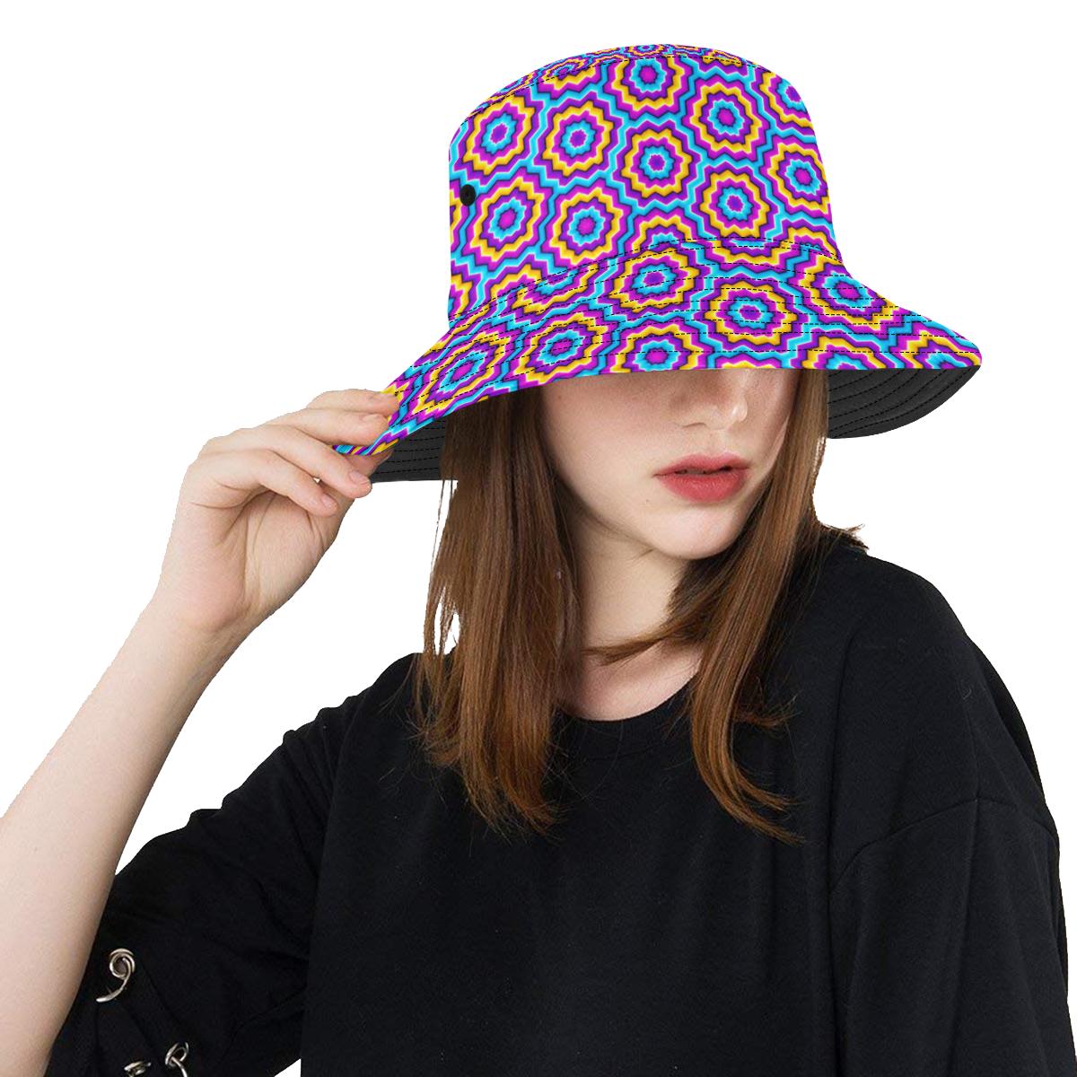 Optical illusion Techno Movement Unisex Bucket Hat