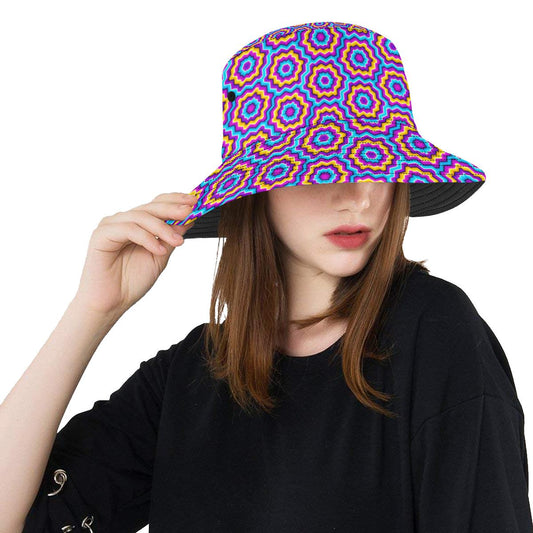 Optical illusion Techno Movement Unisex Bucket Hat
