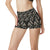 Owl Branch Themed Design Print High Waisted Spandex Shorts-JTAMIGO.COM