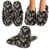 Owl Branch Themed Design Print House Slippers