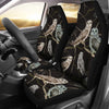 Owl Branch Themed Design Print Universal Fit Car Seat Covers