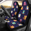 Owl Cute Themed Design Print Universal Fit Car Seat Covers