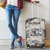 Owl Realistic Themed Design Print Luggage Cover Protector