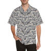 Owl Realistic Themed Design Print Men Aloha Hawaiian Shirt