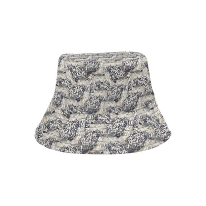 Owl Realistic Themed Design Print Unisex Bucket Hat