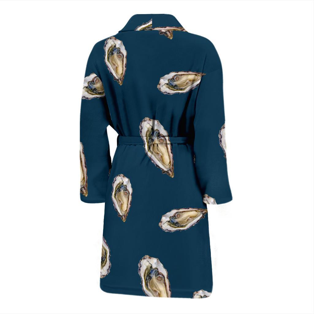Oyster Pattern Print Design 03 Men Bathrobe-JORJUNE.COM