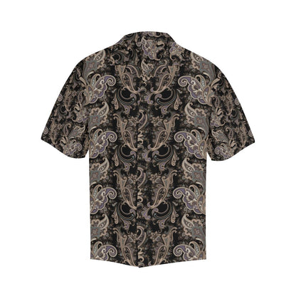 Paisley Mandala Design Print Men Aloha Hawaiian Shirt