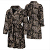 Paisley Mandala Design Print Men Bath Robe-JTAMIGO.COM