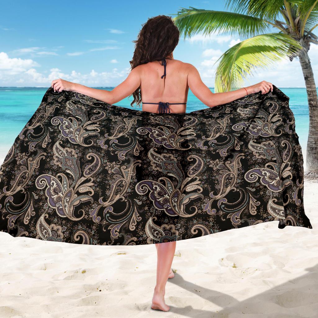 Paisley Mandala Design Print Sarong Pareo Wrap