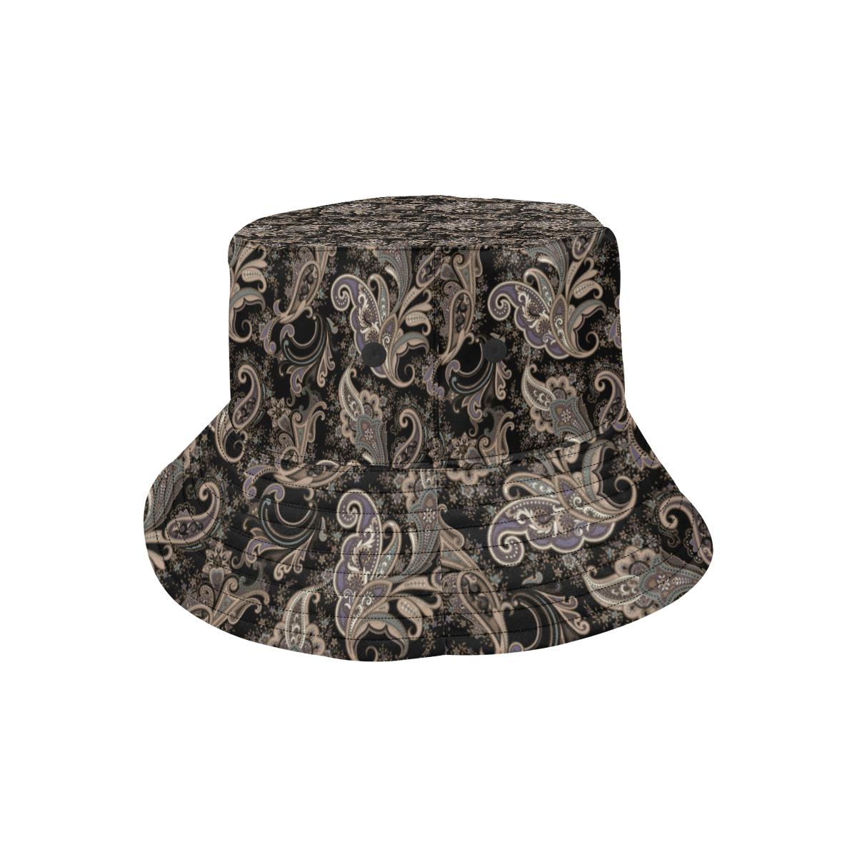 Paisley Mandala Design Print Unisex Bucket Hat
