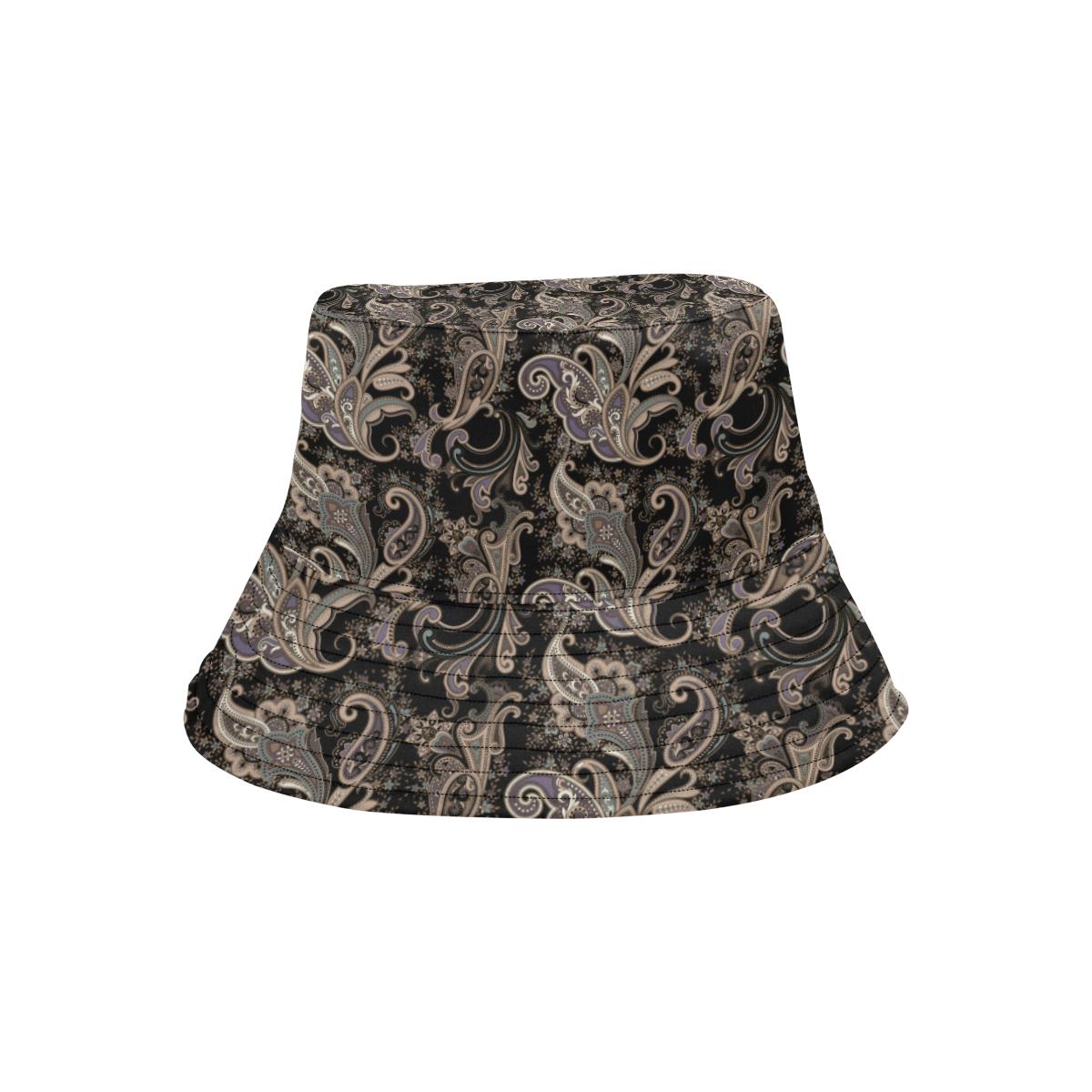 Paisley Mandala Design Print Unisex Bucket Hat