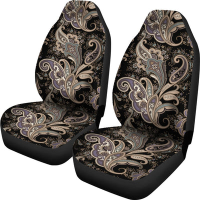 Paisley Mandala Design Print Universal Fit Car Seat Covers