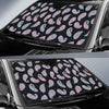 Paisley Pink Design Mandala Print Car Sun Shade For Windshield