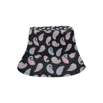 Paisley Pink Design Mandala Print Unisex Bucket Hat