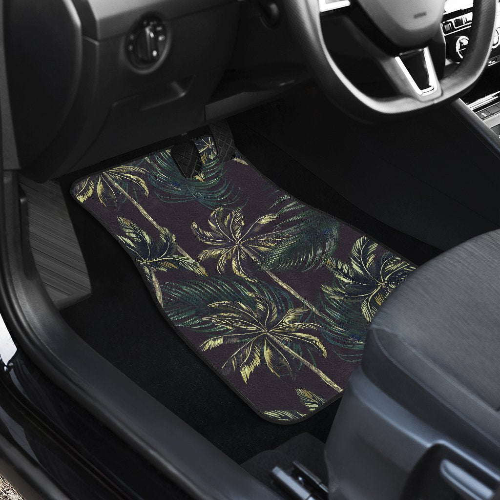 Palm Tree Background Design Print Car Floor Mats
