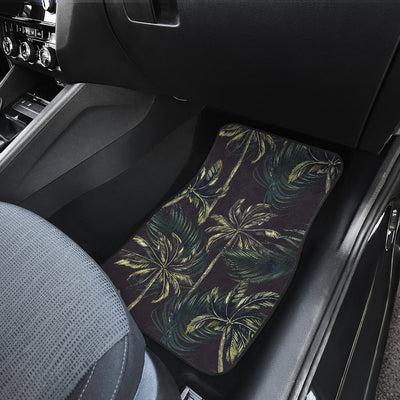 Palm Tree Background Design Print Car Floor Mats