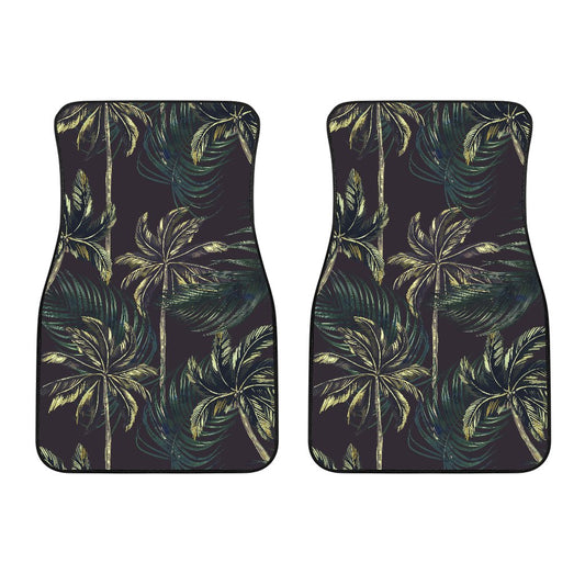 Palm Tree Background Design Print Car Floor Mats
