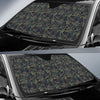 Palm Tree Background Design Print Car Sun Shade For Windshield