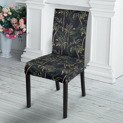 Palm Tree Background Design Print Dining Chair Slipcover-JTAMIGO.COM