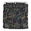 Palm Tree Background Design Print Duvet Cover Bedding Set