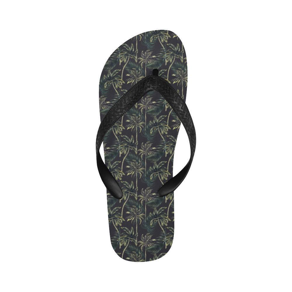 Palm Tree Background Design Print Flip Flops-JTAMIGO.COM