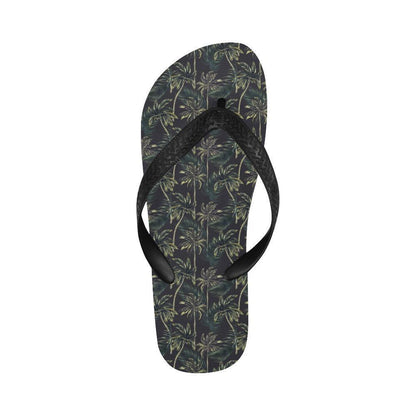 Palm Tree Background Design Print Flip Flops-JTAMIGO.COM