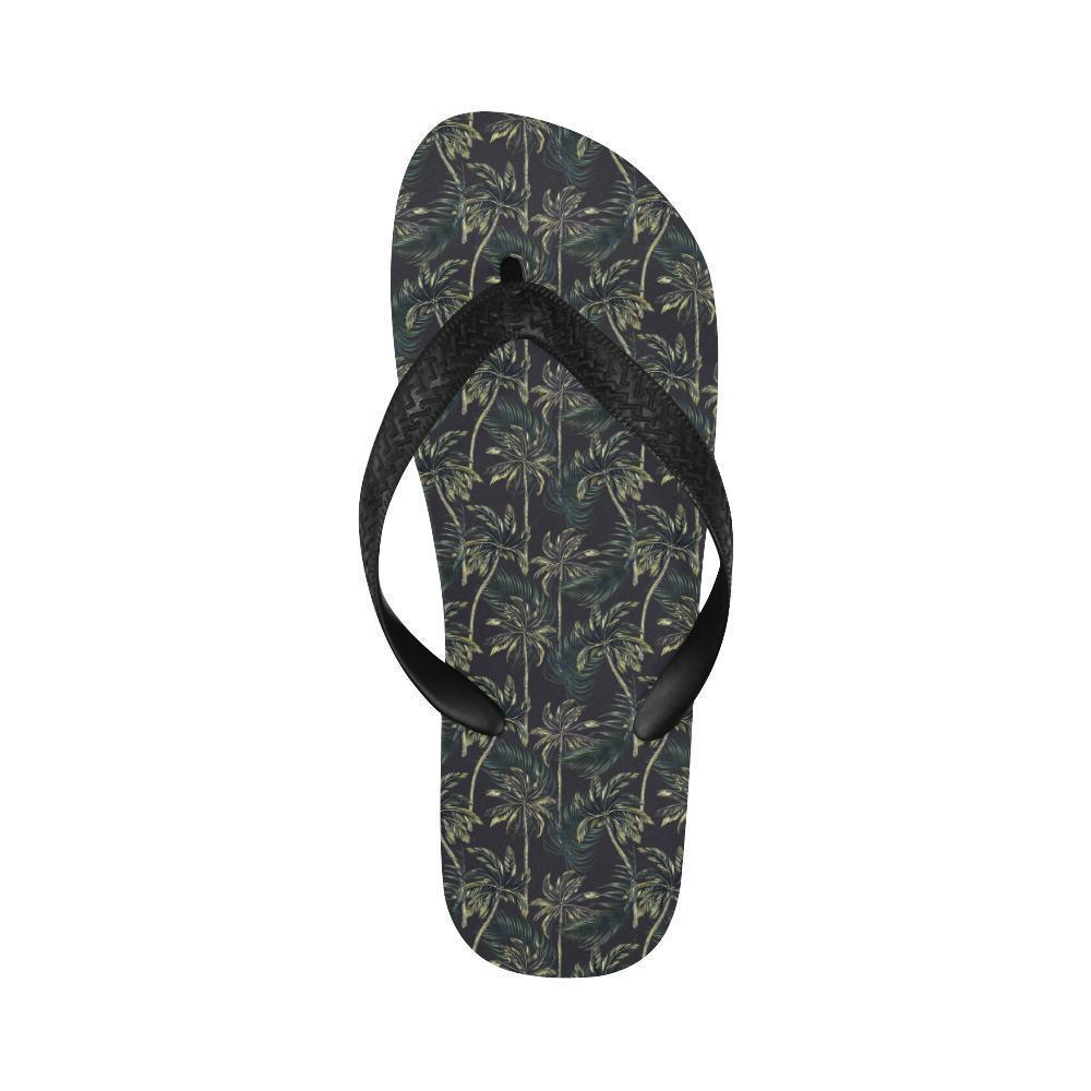 Palm Tree Background Design Print Flip Flops-JTAMIGO.COM