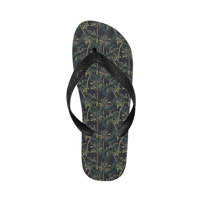 Palm Tree Background Design Print Flip Flops-JTAMIGO.COM