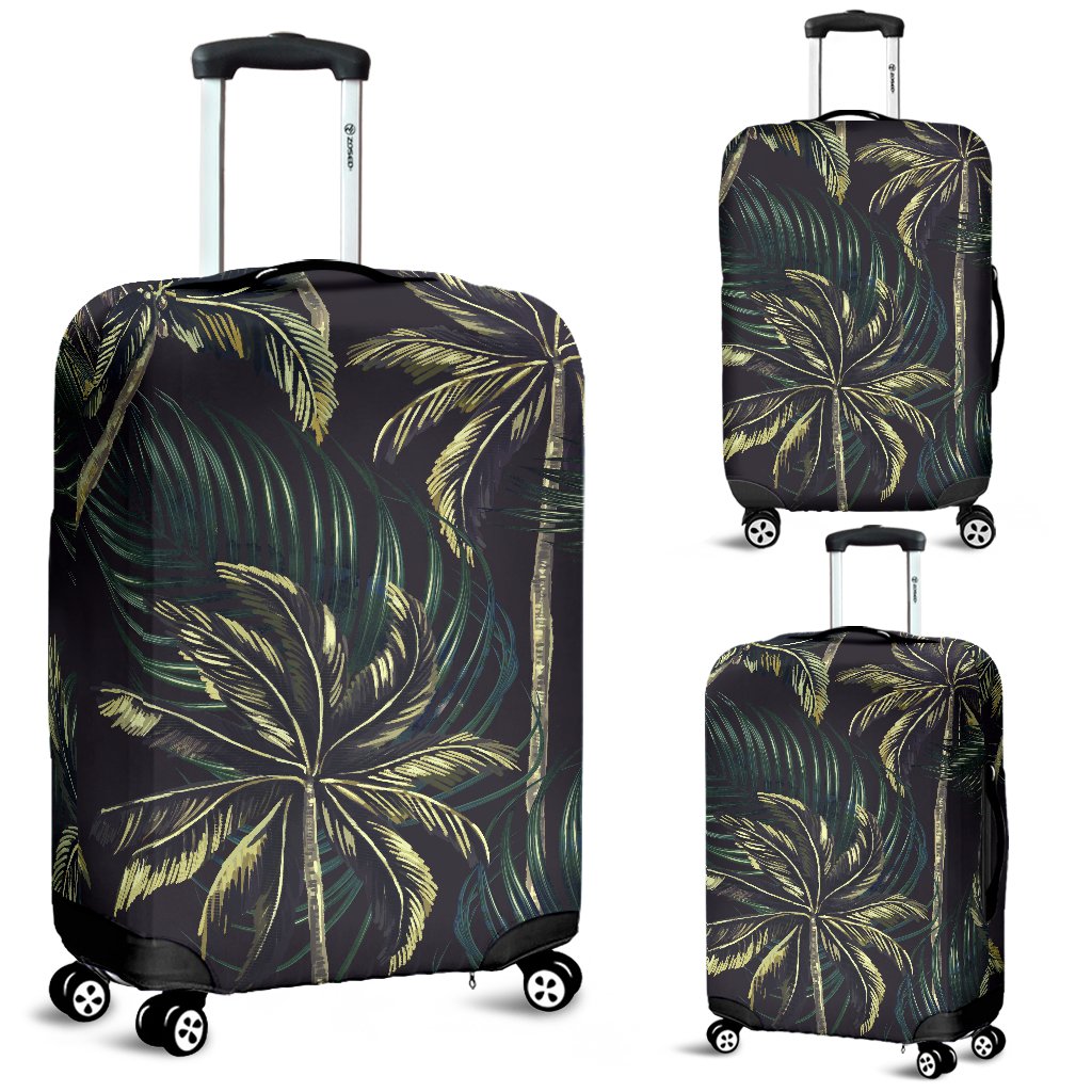 Palm Tree Background Design Print Luggage Cover Protector