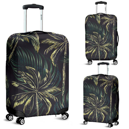 Palm Tree Background Design Print Luggage Cover Protector