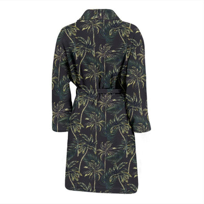 Palm Tree Background Design Print Men Bath Robe-JTAMIGO.COM