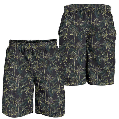 Palm Tree Background Design Print Mens Shorts-JTAMIGO.COM