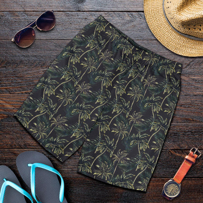 Palm Tree Background Design Print Mens Shorts-JTAMIGO.COM