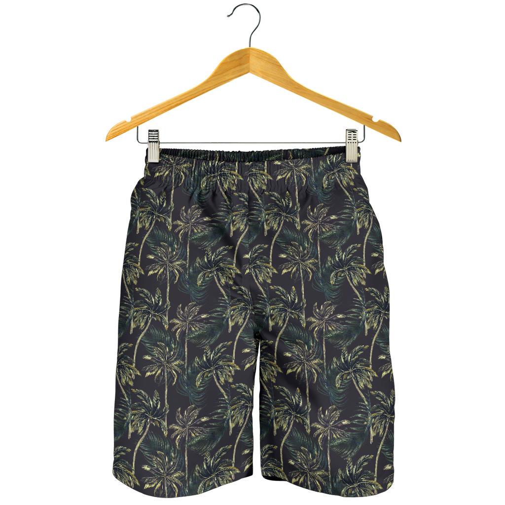 Palm Tree Background Design Print Mens Shorts-JTAMIGO.COM