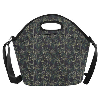 Palm Tree Background Design Print Neoprene Lunch Bag (Model 1669)(Large)-JTAMIGO.COM