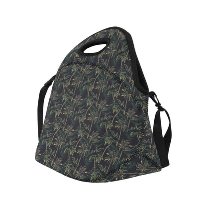 Palm Tree Background Design Print Neoprene Lunch Bag (Model 1669)(Large)-JTAMIGO.COM