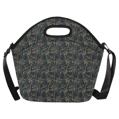 Palm Tree Background Design Print Neoprene Lunch Bag (Model 1669)(Large)-JTAMIGO.COM