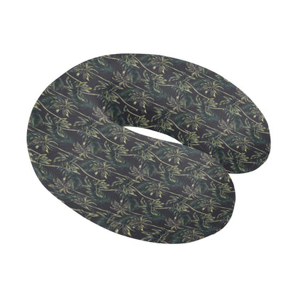 Palm Tree Background Design Print U-Shaped Travel Neck Pillow-JTAMIGO.COM