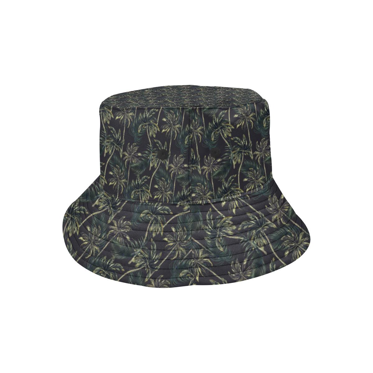 Palm Tree Background Design Print Unisex Bucket Hat