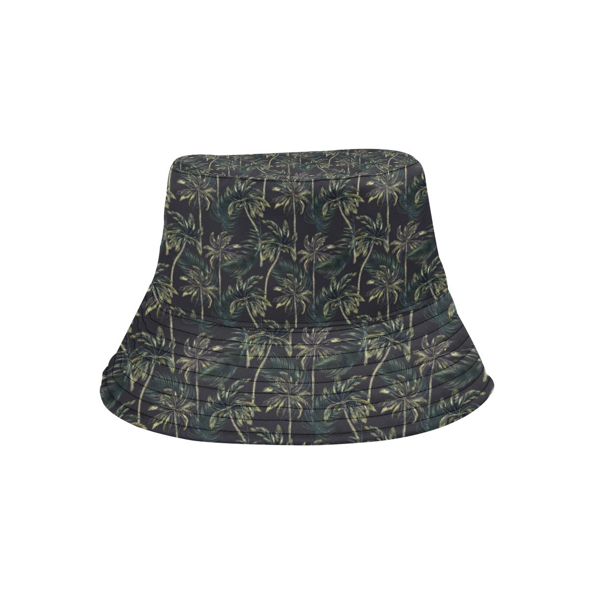 Palm Tree Background Design Print Unisex Bucket Hat