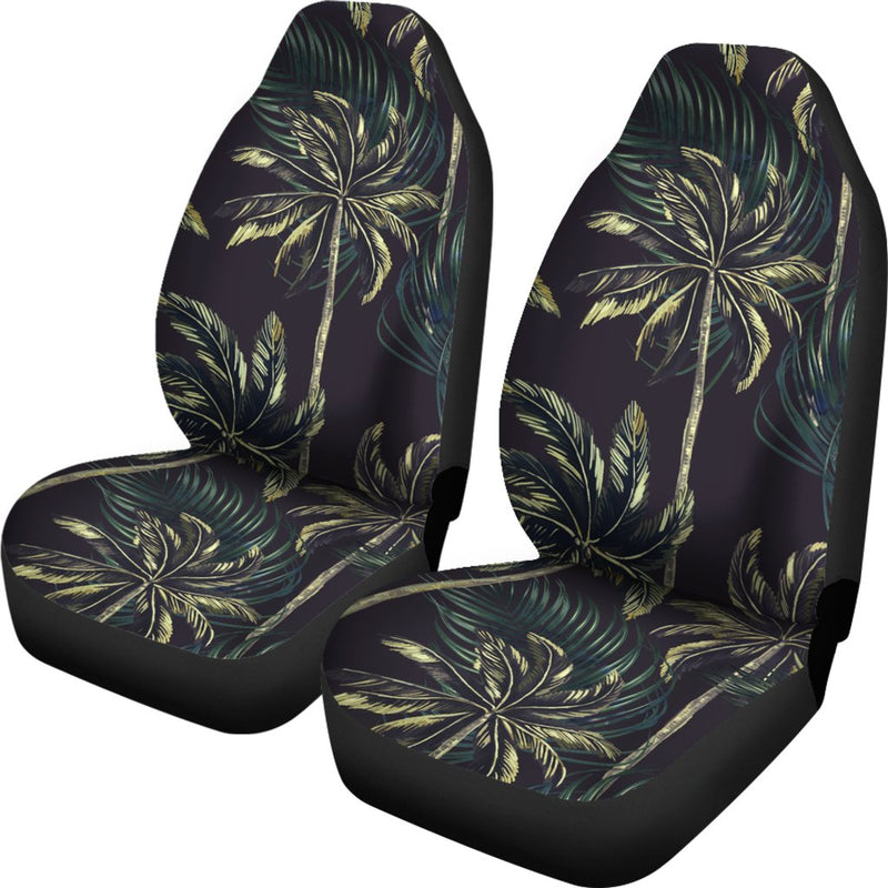 Palm Tree Background Design Print Universal Fit Car Seat Covers