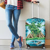 Palm Tree Hawaiian Themed Design Print Luggage Cover Protector