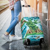 Palm Tree Hawaiian Themed Design Print Luggage Cover Protector