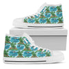 Palm Tree Hawaiian Themed Design Print Women High Top Shoes