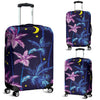 Palm Tree Night Scene Design Print Luggage Cover Protector