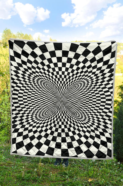 Palm Tree Rainbow Themed Print Premium Quilt-JTAMIGO.COM