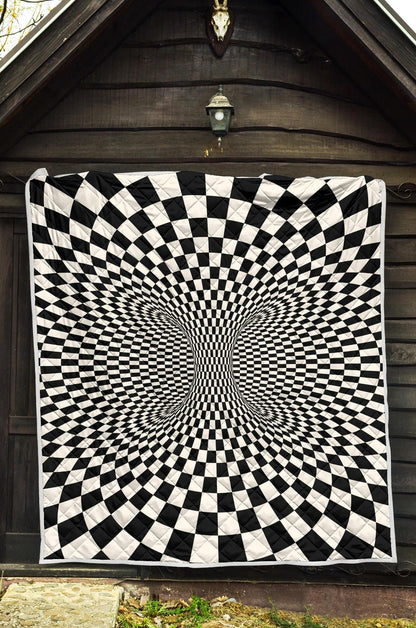 Palm Tree Rainbow Themed Print Premium Quilt-JTAMIGO.COM