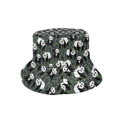 Panda Bear Bamboo Themed Print Unisex Bucket Hat